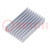 Heatsink: extruded; grilled; natural; L: 50mm; W: 33mm; H: 10mm; raw
