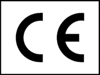CE-Etiketten - Weiß, 1.5 x 2 cm, Dokumentenfolie, Selbstklebend, Rechteckig