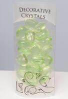 Decorative Acrylic Pebbles Crystals - 3cm, Olive