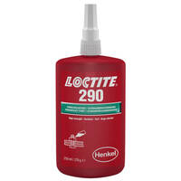 Loctite 290 mittel-/hochfeste Schraubensicherung mit Kapillarwirkung, Inhalt: 250 ml