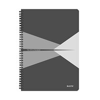 LEITZ Notebook Office PP A4 rule grey