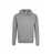 HAKRO Kapuzen-Sweatshirt Premium #601 Gr. 2XS grau meliert