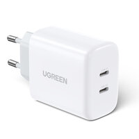 Ugreen Ladegerät 2x USB Type C 40W Power Delivery weiß (10343)