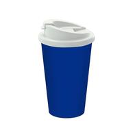 Artikelbild Coffee mug "Premium Deluxe", standard-blue PP/white