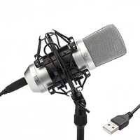 TIE STUDIO 19?90012 (1) USB MICROPHONE LARGE MEMBRANE ARGENT 19-90012 (1)