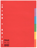 Pendarec-Kartonregister Blanko, A4, Pendarec-Karton, 6 Blatt, farbig