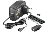 Microconnect PETRAVEL30 adaptador e inversor de corriente Negro
