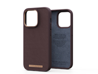 Njord byELEMENTS Genuine Leather Case for Apple iPhone 14 Pro, Brown