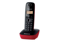 Panasonic KX-TG1611 DECT telefon Hívóazonosító Fekete, Vörös