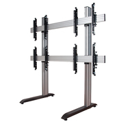 B-Tech SYSTEM X - 2 x 2 Universal Freestanding Videowall Mounting System with Micro-Adjustment for 46-60" screens