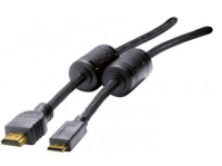 Tecline 1.5m mini-HDMI/HDMI câble HDMI 1,5 m HDMI Type C (Mini) HDMI Type A (Standard) Noir