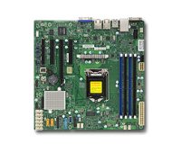 Supermicro X11SSM-F Intel® C236 LGA 1151 (H4 aljzat) Micro ATX