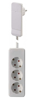 Bachmann 933.015 power extension 1.6 m 3 AC outlet(s) Indoor White