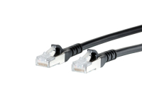 METZ CONNECT Cat.6A câble de réseau Noir 2 m Cat6a S/FTP (S-STP)