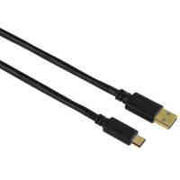 Hama USB-C/USB A, 1.8 m USB kábel 1,8 M USB 3.2 Gen 2 (3.1 Gen 2) USB C Fekete