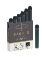Parker 1950407 Recambio de bolígrafo Negro 6 pieza(s)