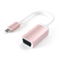 Satechi ST-TCVGAR video cable adapter USB Type-C VGA (D-Sub) Pink gold