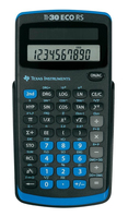 Texas Instruments TI-30 ECO RS calculatrice Poche Calculatrice scientifique Noir