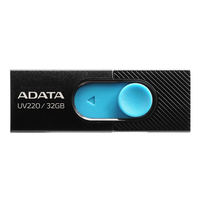 ADATA UV220 USB flash drive 32 GB USB Type-A 2.0 Zwart, Blauw