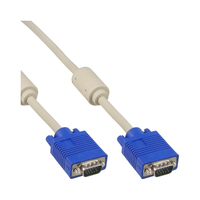 InLine S-VGA Cable 15 HD grey male / male 5m