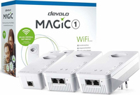 Devolo 8370 PowerLine Netzwerkadapter Ethernet/LAN WLAN Weiß