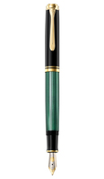 Pelikan Souverän 600 stylo-plume Système de reservoir rechargeable Noir, Or, Vert 1 pièce(s)