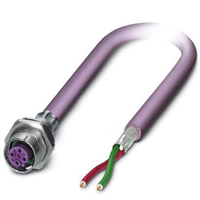 Phoenix Contact 1437449 sensor/actuator cable 0.5 m M12 Purple
