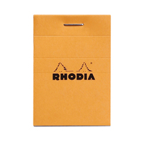 Rhodia Head stapled pad N°10 bloc-notes 80 feuilles Orange
