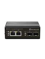 LevelOne IGP-0431 network switch Gigabit Ethernet (10/100/1000) Power over Ethernet (PoE) Black