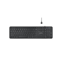 Perixx 11726 Tastatur USB QWERTY Deutsch, UK Englisch, US Englisch Schwarz