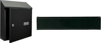 btv 00415 accesorio para buzón de correos Soporte para buzón Negro Acero