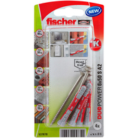 Fischer 537670 screw anchor / wall plug 4 pc(s) Screw & wall plug kit 50 mm