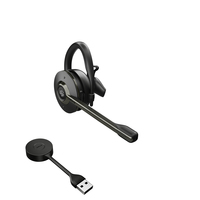 Jabra 9555-450-111 hoofdtelefoon/headset Draadloos oorhaak Kantoor/callcenter Zwart, Titanium