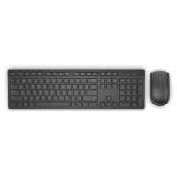 DELL KM636 keyboard Mouse included RF Wireless QWERTY Spanish Black