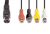 e+p B 99 audio kabel 0,2 m 4 x RCA DIN (5-pin) Zwart