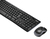 Logitech Wireless Combo MK270 Tastatur Maus enthalten RF Wireless QWERTY Nordisch Schwarz