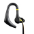 Veho VEP-005-ZS2 hoofdtelefoon/headset Hoofdtelefoons Bedraad oorhaak Sporten Zwart, Geel