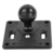 RAM Mounts 75x75mm VESA Plate with Ball and 3/8"-16 Threaded Hole