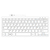 R-Go Tools Compact R-Go Tastatur AZERTY (BE), verkabelt, weiß