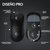Logitech G PRO X ratón mano derecha RF inalámbrico Óptico 32000 DPI