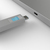 Lindy 40465 clip sicura Bloccaporte + chiave USB tipo-C Blu Acrilonitrile butadiene stirene (ABS) 1 pz