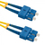 Qoltec 54000 InfiniBand/fibre optic cable 1 m SC Geel