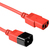 Microconnect PE1413R18 tápkábel Vörös 1,8 M C13 csatlakozó C14 csatlakozó