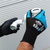 Wonder Grip WG-422 Workshop gloves Black, Blue Latex, Polyester 1 pc(s)