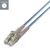connektgear 50m Duplex Fibre Optic Multi-Mode Cable OM3 50/125 Micron LC to LC Aqua