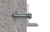 Fischer 48417 kotwa śrubowa/kołek rozporowy 10 szt. Wtyczka ścienna 80 mm