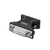 Hama 00200341 csatlakozó átlakító VGA (D-Sub) DVI-I Fekete