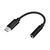 LogiLink UA0398 kabel audio 0,13 m 3.5mm TRRS USB Type-C Czarny