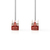Nedis CCGL85221WT75 cable de red Rojo, Blanco 7,5 m Cat6 S/FTP (S-STP)