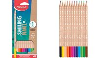 Maped Crayon de couleur SMILING PLANET, pochette carton, 12 (82831800)